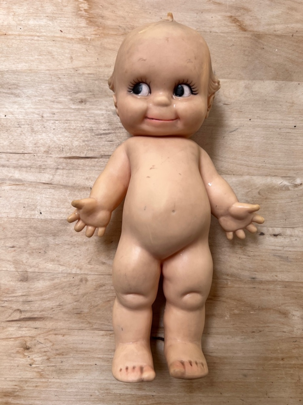 Vintage Cameo Kewpie Nude Baby Doll - Beige